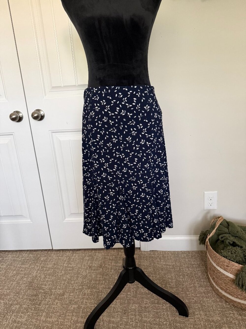 Chaps Print Skirt